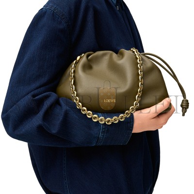 LOEWE MEDIUM FLAMENCO PURSE IN MELLOW NAPPA LAMBSKIN A411FCRX75 (30*20*10.5cm)